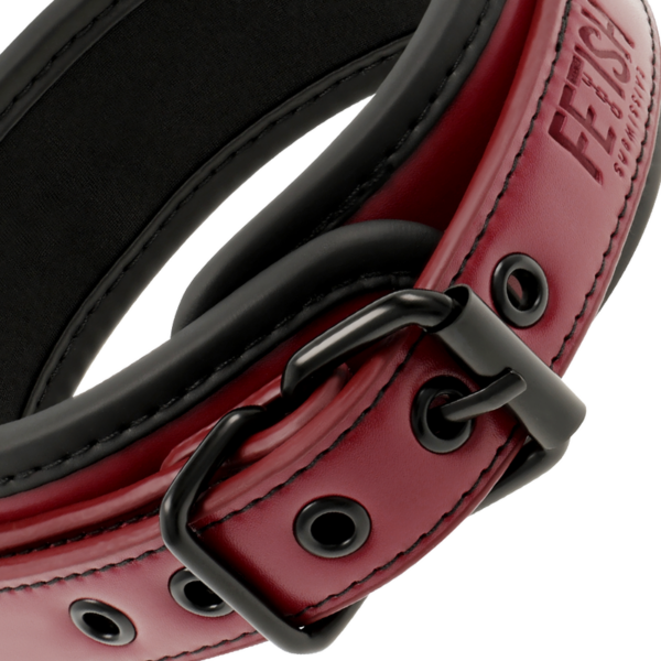 Fetish submissive dark room collar con cadena