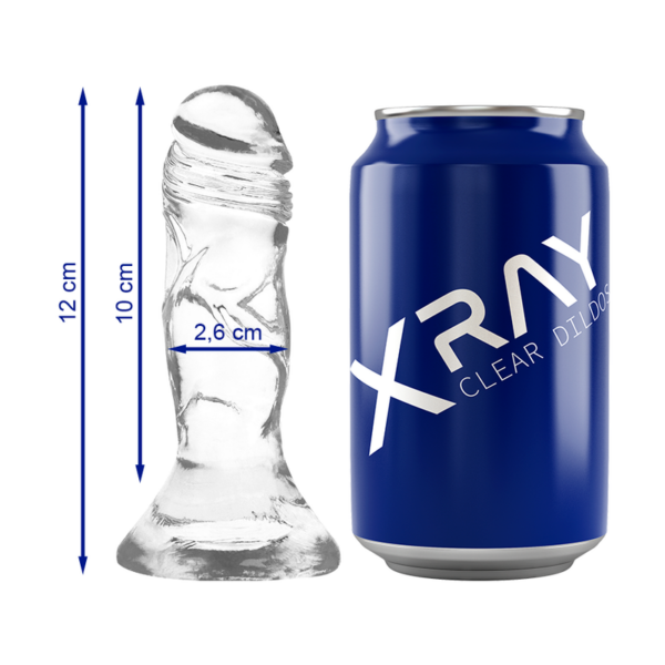 Xray arn?s + dildo transparente 12cm x 2.6cm