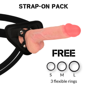 Rockarmy arn?s + liquid silicone dildo premium spitfire 21cm