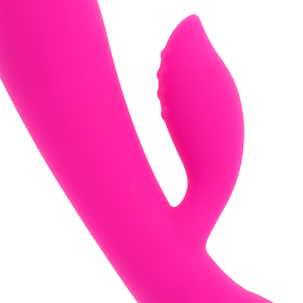 Ohmama vibrador recargable con rabbit 10 modos de vibraci?n 19 cm