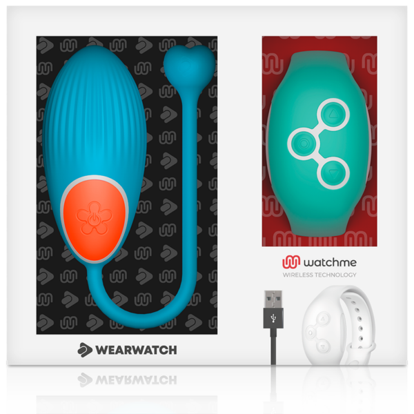 Wearwatch huevo control remoto technology watchme azul / aguamarina