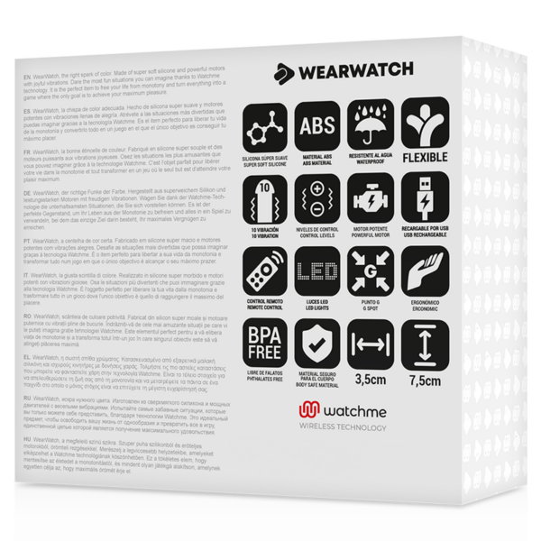Wearwatch huevo control remoto technology watchme azul / aguamarina