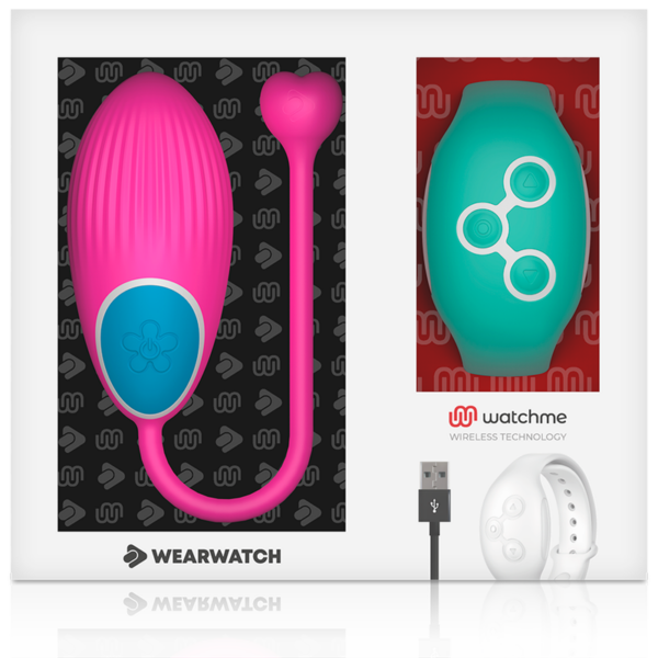 Wearwatch huevo control remoto technology watchme fucsia / agua marina