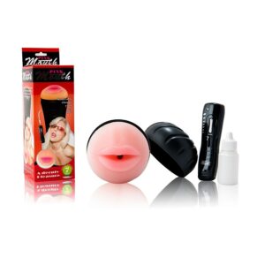 Boca masturbador con vibrador 7 ritmos