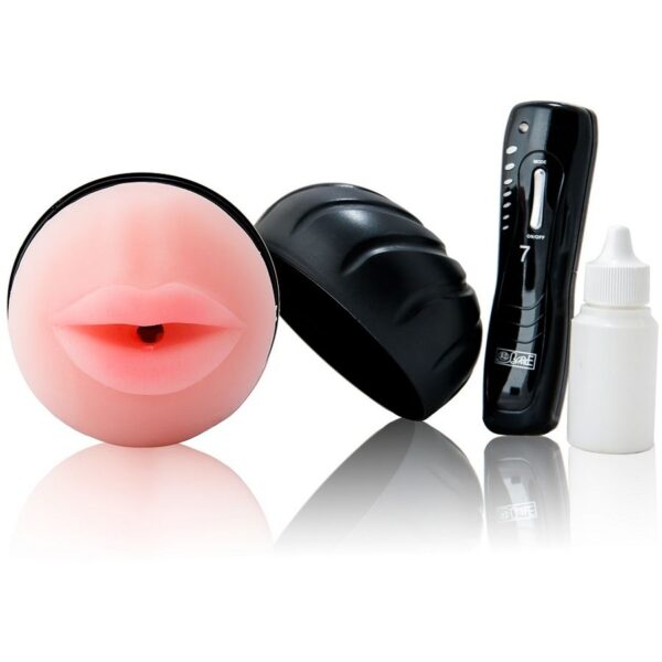 Boca masturbador con vibrador 7 ritmos