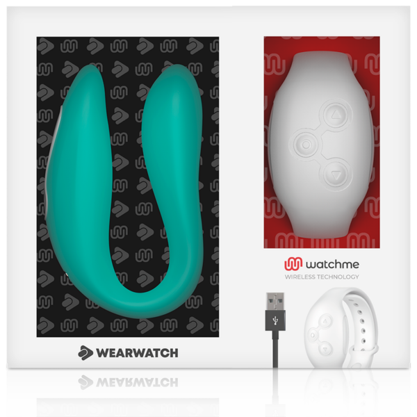 Wearwatch vibrador dual technology watchme agua marina / n?veo