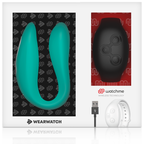Wearwatch vibrador dual technology watchme aguamarina / azabache