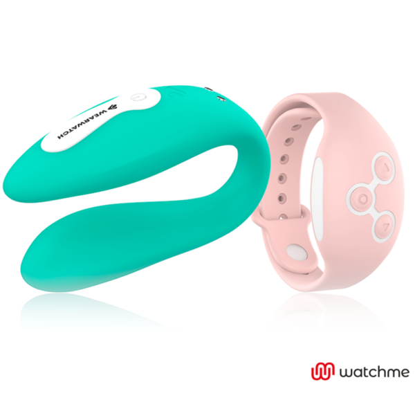 Wearwatch vibrador dual technology watchme agua marina / rosoral