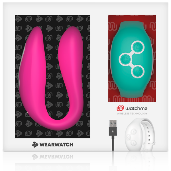 Wearwatch vibrador dual technology watchme fucsia / agua marina
