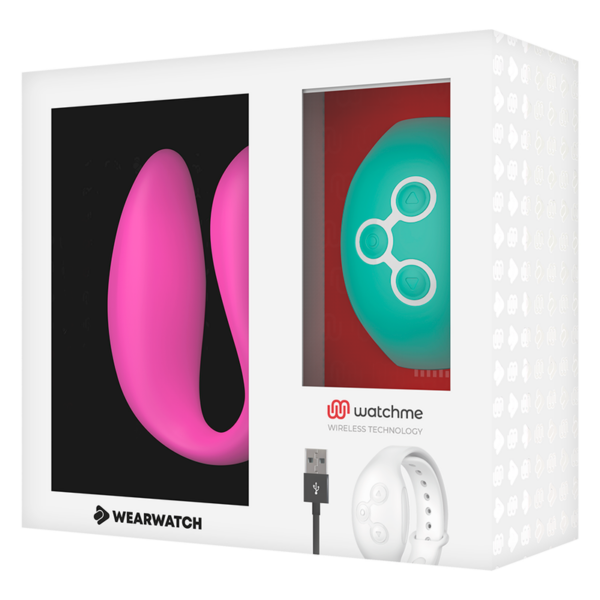 Wearwatch vibrador dual technology watchme fucsia / agua marina