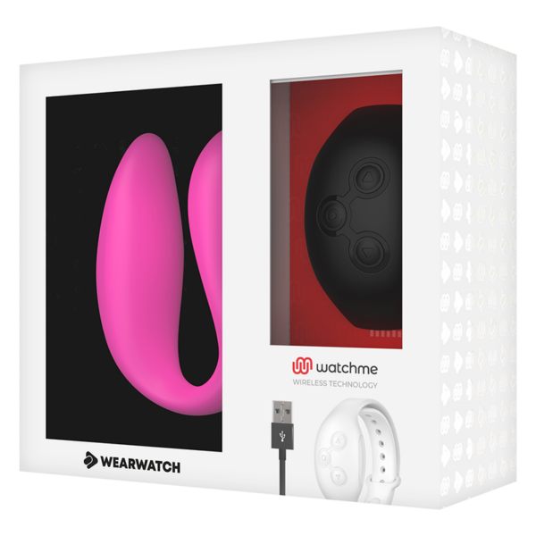 Wearwatch vibrador dual technology watchme fucsia /azabache