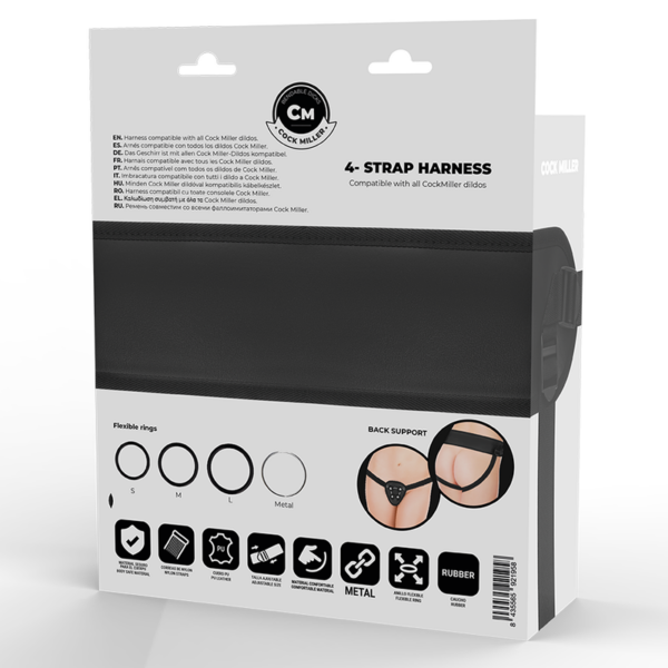 Cock miller - arnes ajustable con anillos