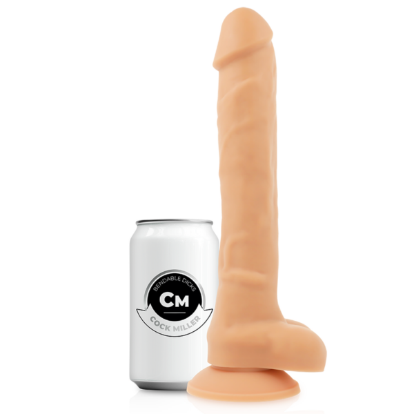 Cock miller - arnes + silicona density articulable cocksil 24 cm