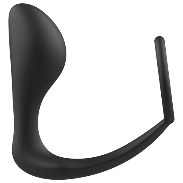 Addicted toys  plug anal con anillo silicona negro