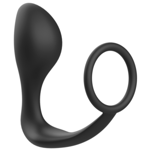 Addicted toys  plug anal con anillo silicona negro