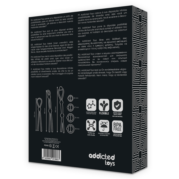 Addicted toys kit de 7 anillas silicona flexible