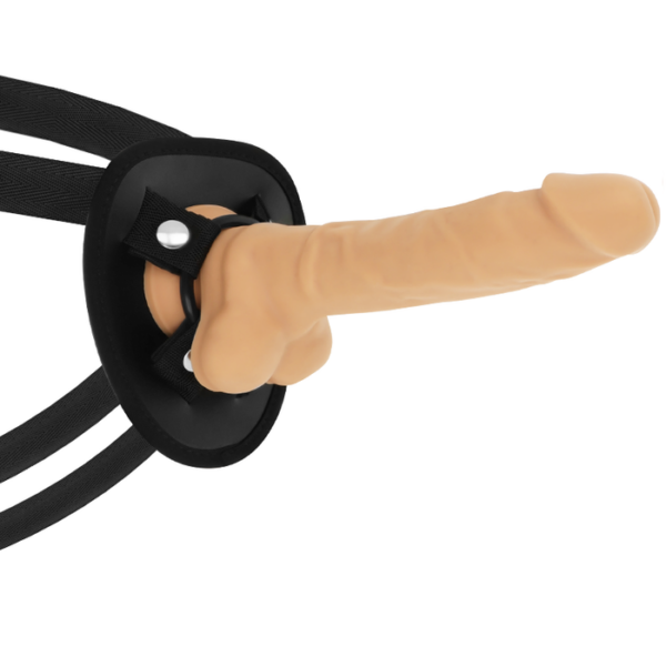 Cock miller - arnes + silicona density articulable cocksil 19,5 cm