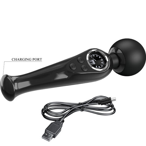 SKYLER VIBRADOR WAND NEGRO